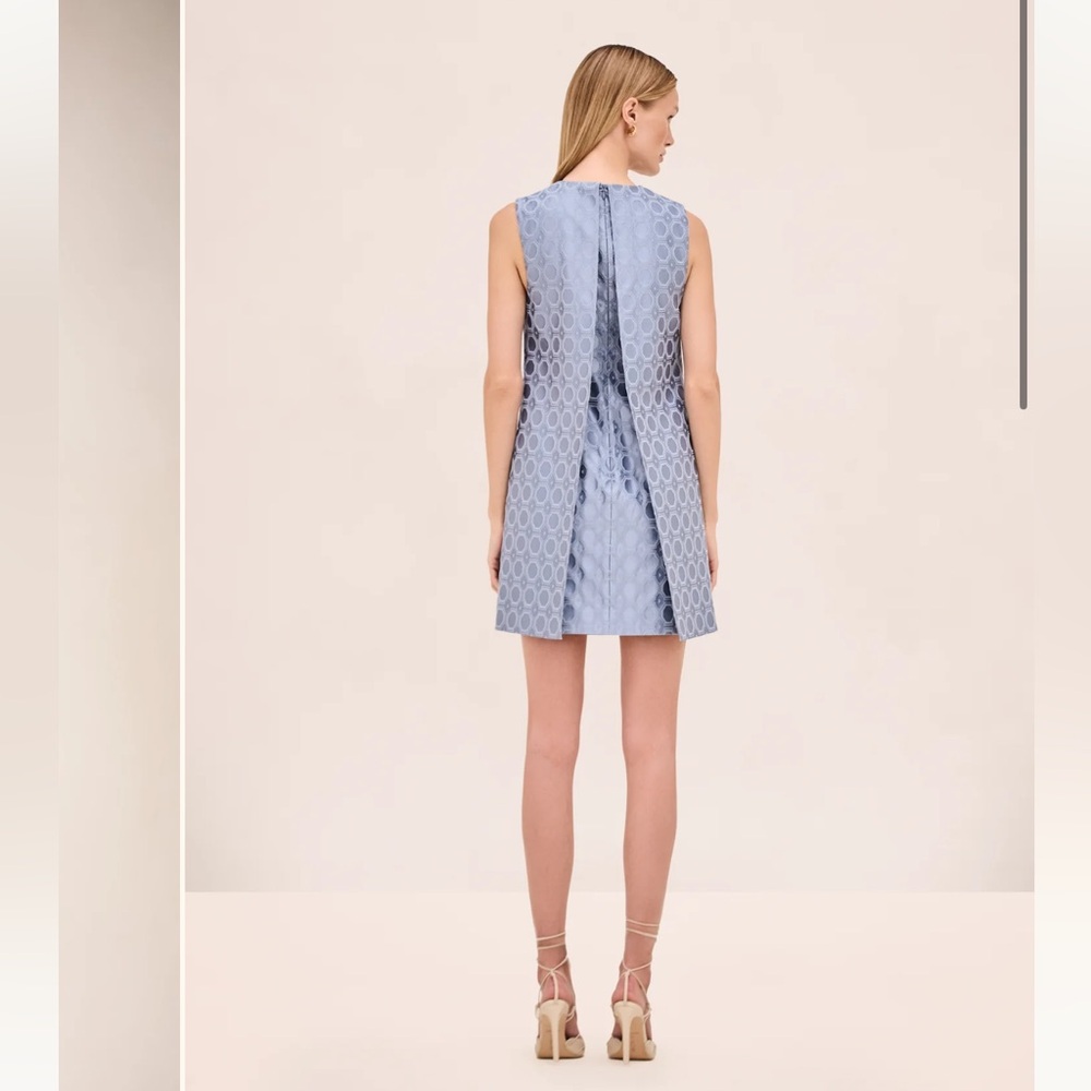 Alexis Asha Dress -Size Medium, ivory jacquard - Picture 5 of 6